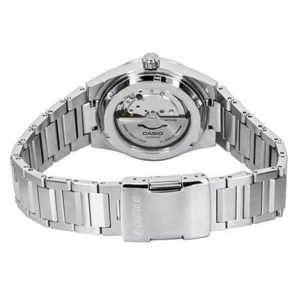 Casio Edifice Analog Stainless Steel Silver Dial Automatic EFK-110D-7A 100M Men's Watch