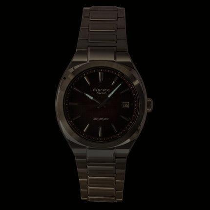 Casio Edifice Analog Stainless Steel Red Dial Automatic EFK-200D-4A 100M Men's Watch