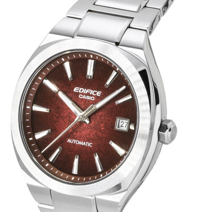 Casio Edifice Analog Stainless Steel Red Dial Automatic EFK-200D-4A 100M Men's Watch