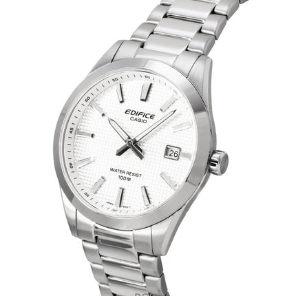 Casio Edifice Analog Stainless Steel White Dial Quartz EFV-160D-7A 100M Men's Watch