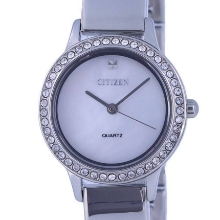 Citizen Analog Crystal Accents Mother Of Pearl Dial Quartz EJ6130-51D.G Womens Watch