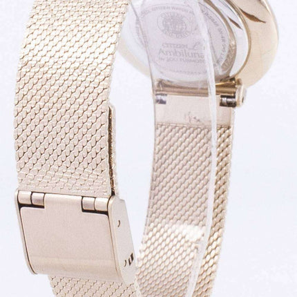 Citizen L Eco-Drive EM0643-84X Analog Diamond Accents Women's Watch