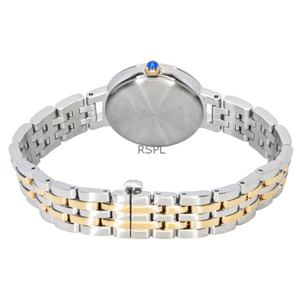 Citizen L Classic Two Tone Stainless Steel Mother Of Pearl Dial Eco-Drive EM0996-84Y Women's Watch