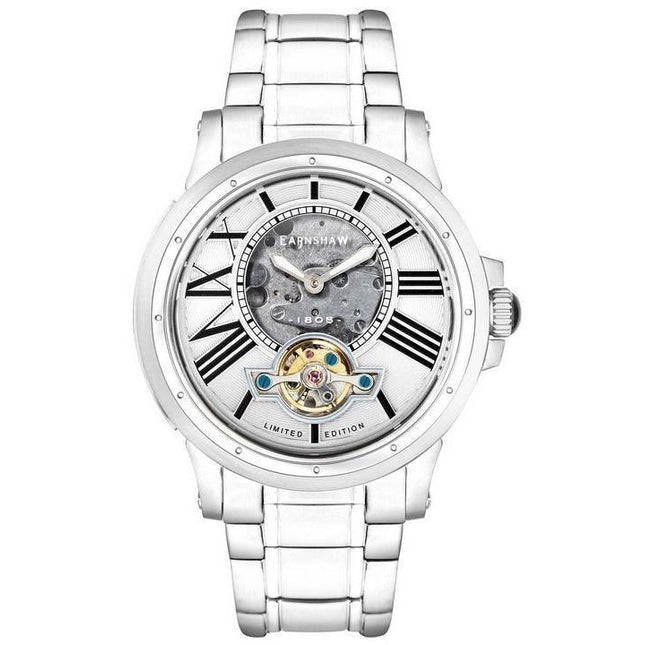Thomas Earnshaw Bertha Limited Edition Open Heart Skeleton Dial Automatic ES-8244-11 Mens Watch