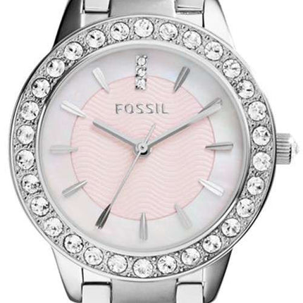 Fossil Jesse Crystal Mother of Pearl ES2189 Women's Watch
