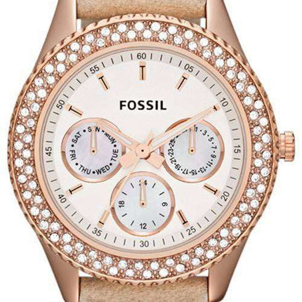 Fossil Stella Multifunction Crystal Leather ES3104 Women's Watch