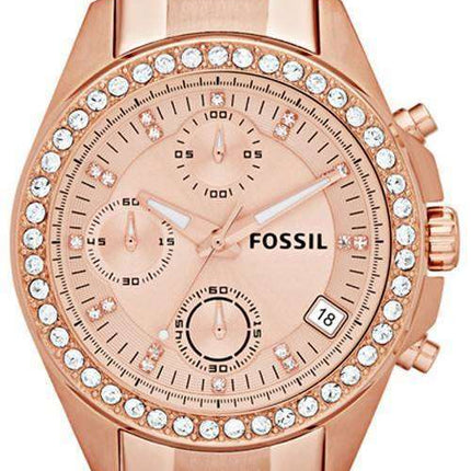 Fossil Decker Chronograph Crystal ES3352 Women's Watch