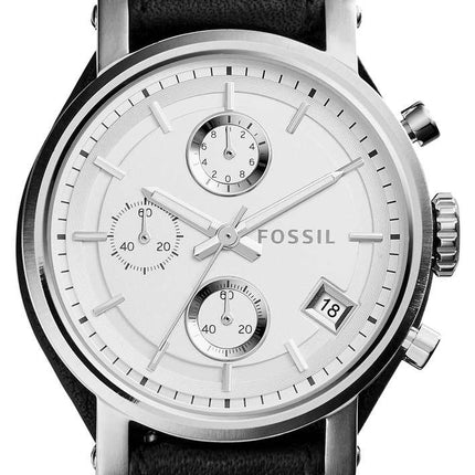Fossil Original Boyfriend Quartz Chronograph Leather Strap ES3817 Women's Watch