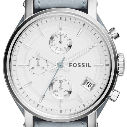 Fossil Original BoyFriend Chronograph White-Silver Dial ES3820 Women's Watch