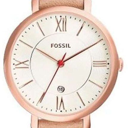 Fossil Jacqueline Leather Strap ES3870SET Women's Watch