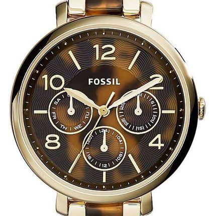 Fossil Jacqueline Multifunction Chronograph Gold Tone Stainless Steel ES3925 Women's Watch