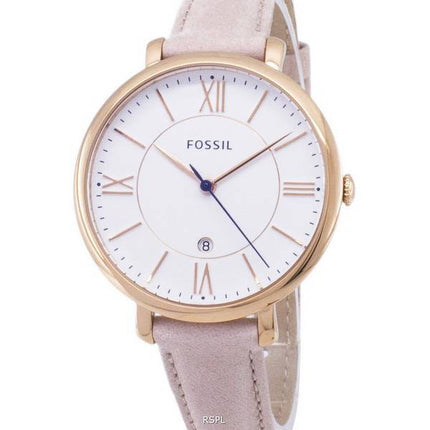 Fossil Jacqueline Quartz Blush Leather Strap ES3988 Women's Watch