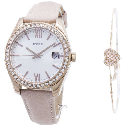 Fossil Scarlette Quartz ES4607SET Diamond Accent Women's Watch