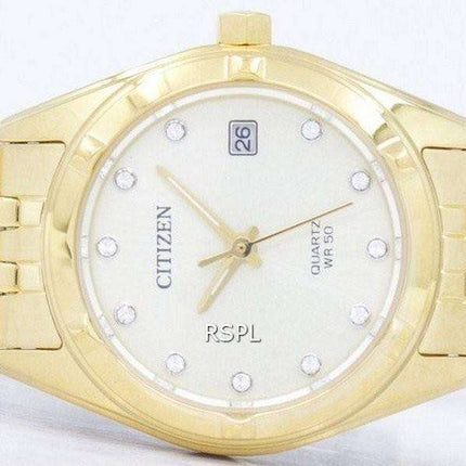 Citizen Analog Quartz Diamond Accent EU6052-53P Women's Watch