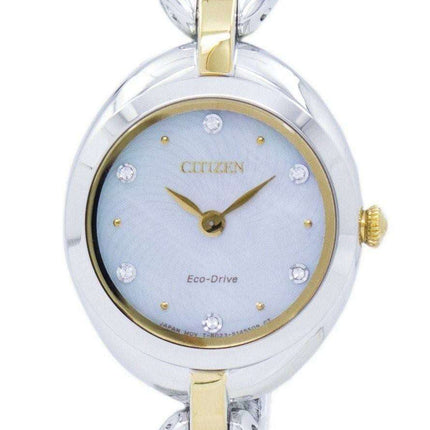 Citizen Eco-Drive Silhouette Diamond Accent EX1434-55D Women's Watch