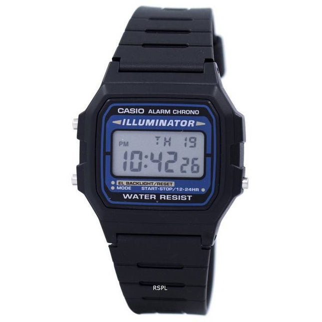 Casio Digital Quartz Alarm Chrono Illuminator F-105W-1ADF F105W-1ADF Men's Watch