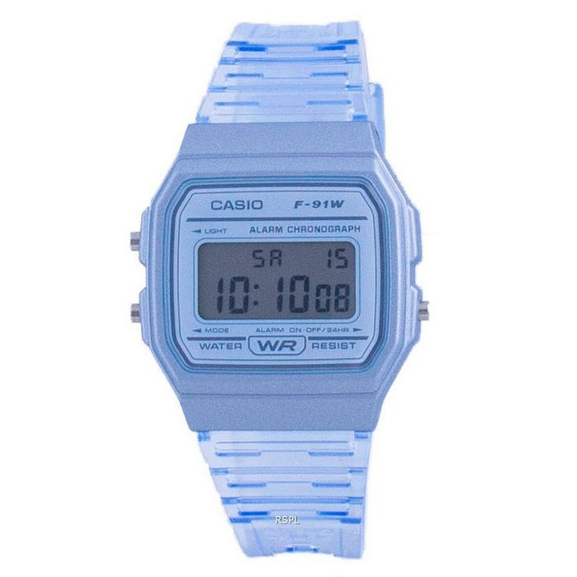 Casio Youth Blue Resin Digital F-91WS-2 F91WS-2 Unisex Watch