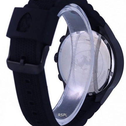 Ferrari Scuderia Chronograph Analog Silicon Black Dial Quartz F0830260.G Mens Watch