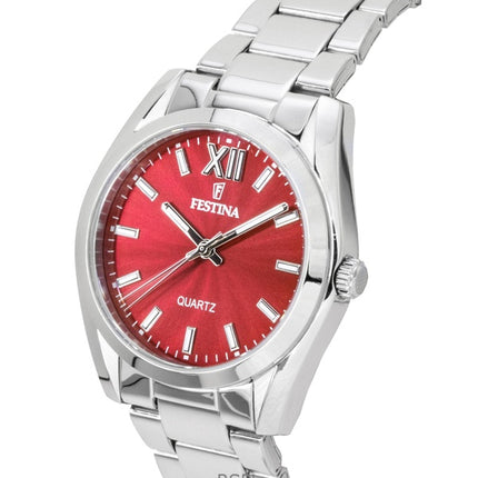 Festina Alegria Stainless Steel Red Dial Quartz F20622-B Women's Watch
