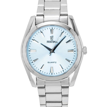 Festina Boyfriend Stainless Steel Turquoise Dial Quartz F20622-P Women's Watch