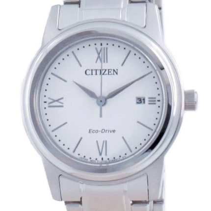 Citizen Classic White Dial Stainless Steel Eco-Drive FE1220-89A 100M Womens Watch