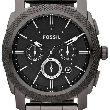 Fossil Machine Chronograph Smoky IP Stainless Steel FS4662 Men's Watch