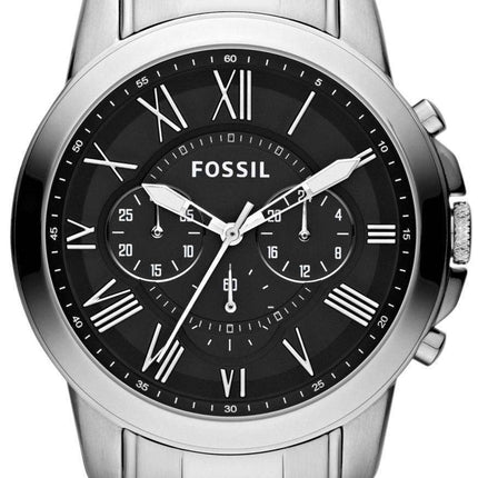 Fossil Grant Chronograph Black Dial FS4736 Men's Watch