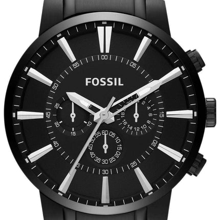 Fossil Townsman Chronograph Black IP Stainless Steel FS4778 Men's Watch