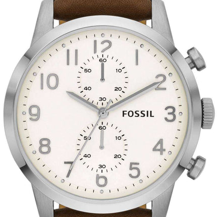 Fossil Townsman Chronograph Brown Leather FS4872 Men's Watch