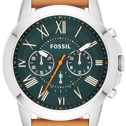 Fossil Grant Chronograph Tan Leather FS4918 Men's Watch