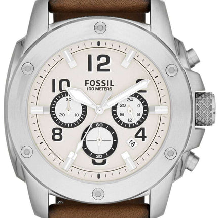 Fossil Modern Machine Chronograph Brown Leather FS4929 Men's Watch
