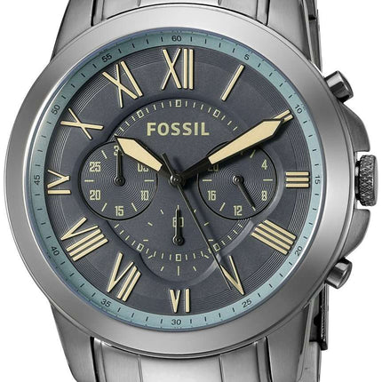 Fossil Grant Chronograph Quartz Gunmetal Dial FS5185 Men's Watch