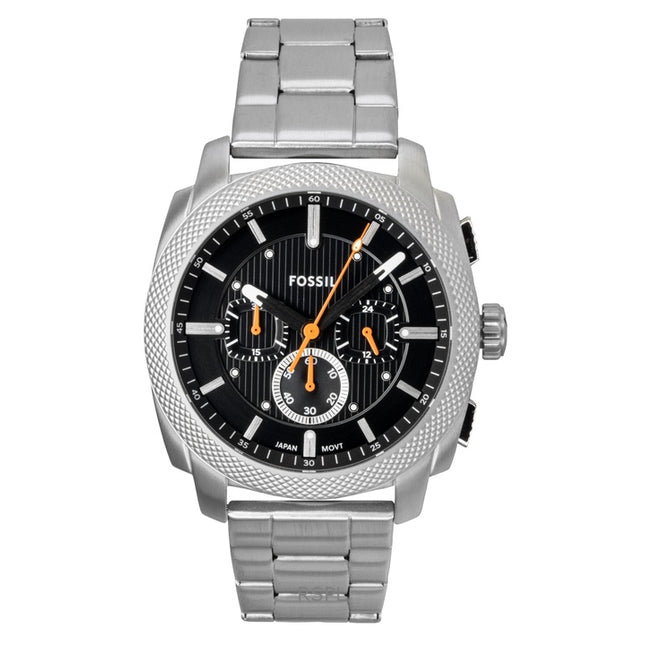 Fossil Machine Chronograph Stainless Steel Black Dial Quartz FS6095 Men's Watch