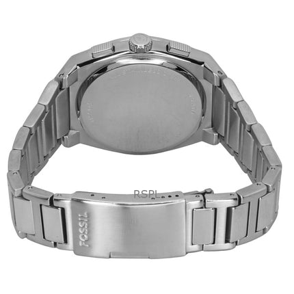 Fossil Everett Chronograph Stainless Steel Blue Dial Quartz FS6104 Men's Watch