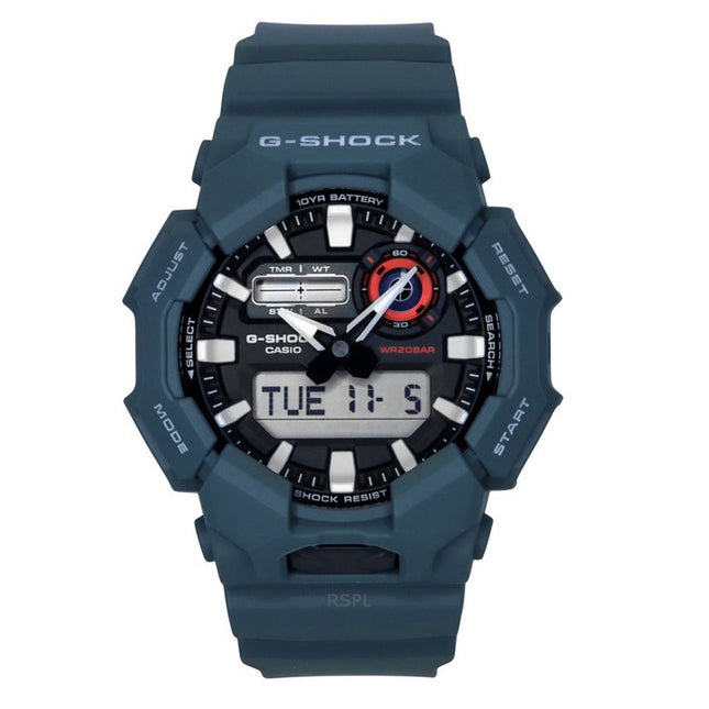 Casio G-Shock Analog Digital Bio-Based Resin Strap Black Dial Quartz GA-010-2A 200M Men's Watch