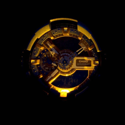 Casio G-Shock Red & Blue Analogue Digital GA-110AC-7A Men's Watch