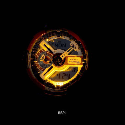 Casio G-Shock Analog-Digital GA-110RD-4A GA110RD-4A Men's Watch