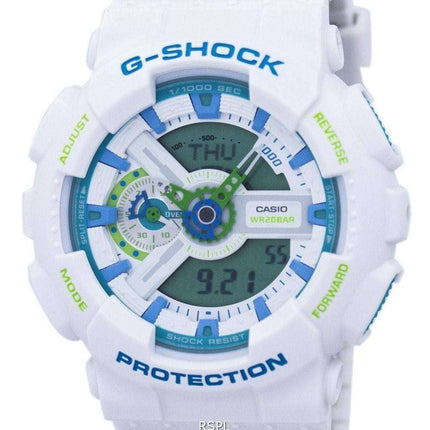 Casio G-Shock Sport Shock Resistant World Time Analog Digital GA-110WG-7A Men's Watch