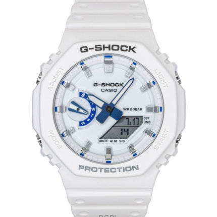 Casio G-Shock Analog Digital Resin Strap White Dial Quartz GA-2100HDS-7A 200M Men's Watch