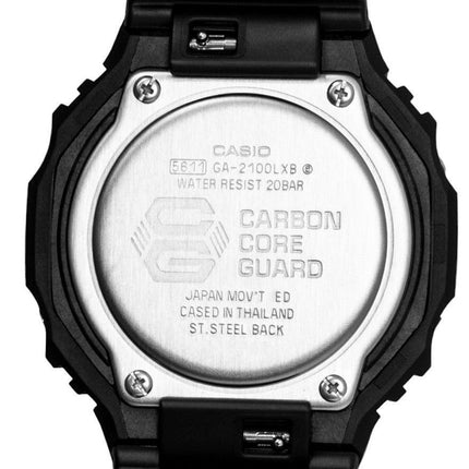 Casio G-Shock Analog Digital Bio-Based Resin Strap Black Dial Quartz GA-2100LXB-1A 200M Men's Watch