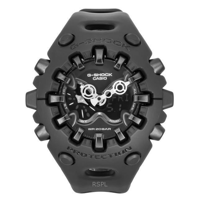 Casio G-Shock Analog Digital Resin Strap Black Dial Quartz GA-V01-1A 200M Men's Watch