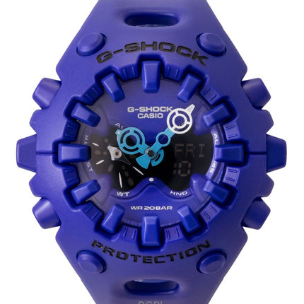 Casio G-Shock Analog Digital Resin Strap Blue Dial Quartz GA-V01-2A 200M Men's Watch