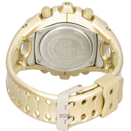 Casio G-Shock Analog Digital Resin Strap Gold Dial Quartz GA-V01A-9A 200M Unisex Watch