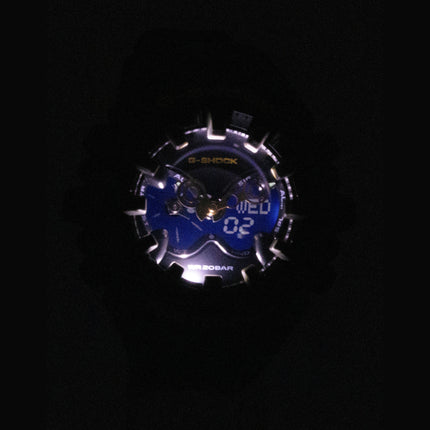 Casio G-Shock Analog Digital Resin Strap Black Dial Quartz GA-V01CMG-3A 200M Men's Watch