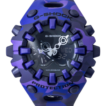 Casio G-Shock Analog Digital Resin Strap Black Dial Quartz GA-V01CMG-6A 200M Men's Watch