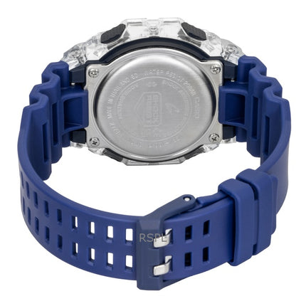 Casio G-Shock G-Lide Digital Smartphone Link Blue Resin Strap Quartz GBX-100S-2 200M Unisex Watch