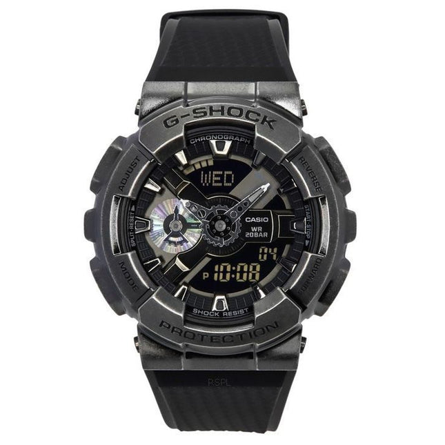 Casio G-Shock Analog Digital Resin Strap Grey Dial Quartz GM-110VB-1A 200M Men's Watch