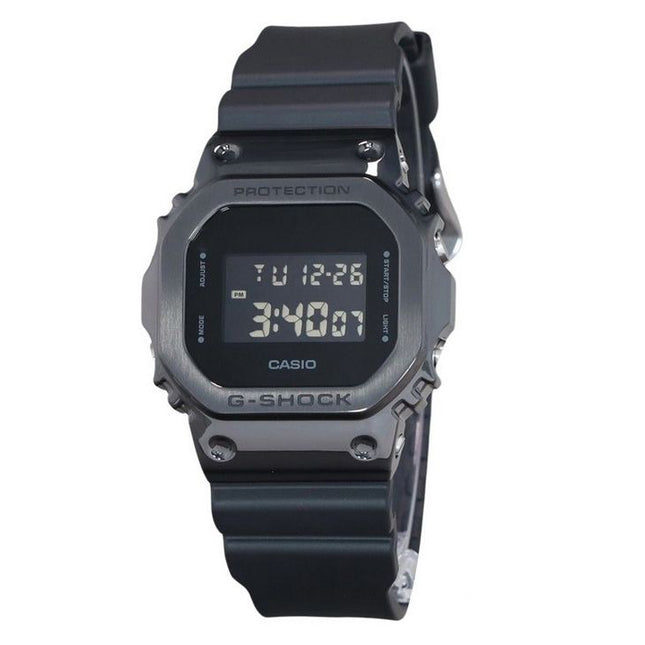 Casio G-Shock Digital Metal Bezel Resin Strap Quartz GM-5600UB-1 200M Men's Watch