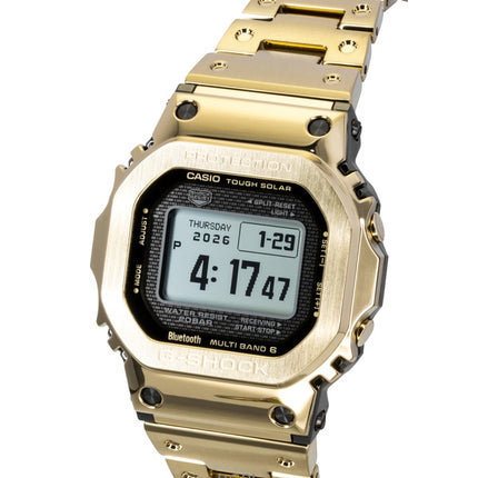 Casio G-Shock Digital Gold Tone Full Metal Smartphone Link Solar GMW-BZ5000GD-9 200M Men's Watch