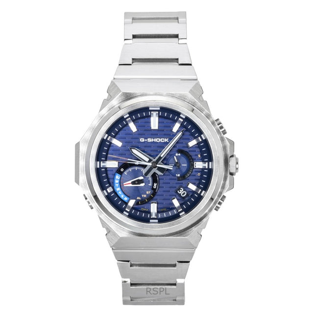 Casio G-Shock G-Steel Analog Smartphone Link Stainless Steel Blue Dial Solar GST-B1000D-2A 200M Men's Watch